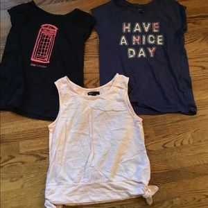 GAP girls size 10 (L) summer tops